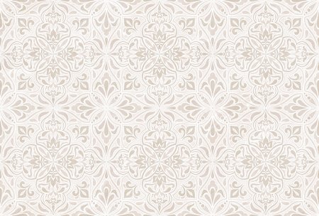 Плитка настенная Gestia, ornament, бежевая